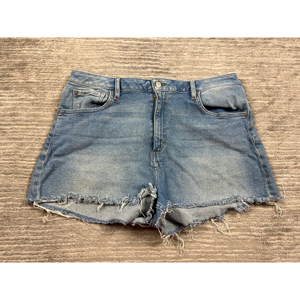 Idyllwind Denim Shorts Womens 16 Blue Miranda Lambert Cut-off Frayed Raw Hem